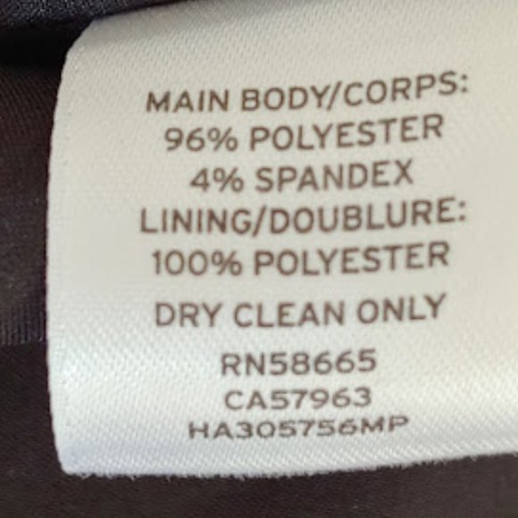 Halogen lined textured faux pocket zipper back pencil skirt/OP/soft rose & black - Picture 8 of 8